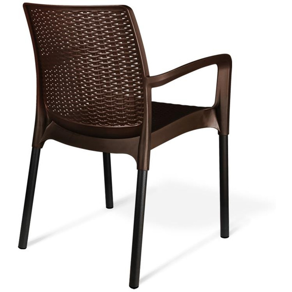 Стул Sheffilton SHT-S68 (коричневый/черный муар)