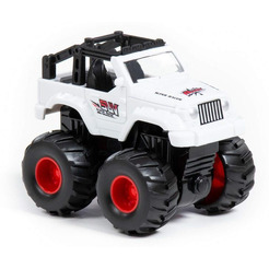 Автомобиль инерционный Полесье "Монстр ВНЕДОРОЖНИК" - "Джип-сафари", (белый) 24507