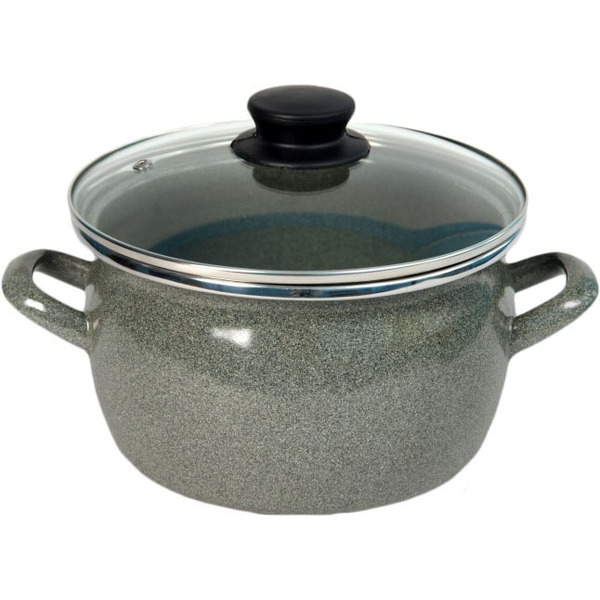 Кастрюля  Сантэкс 1-2430112 (мрамор 1)