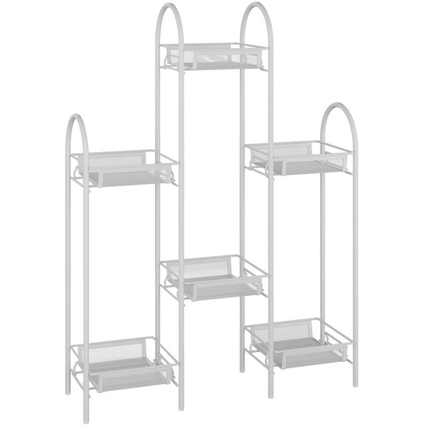 Подставка для цветов ЗМИ 55х17х75,4см "Лира 36" (Белый)