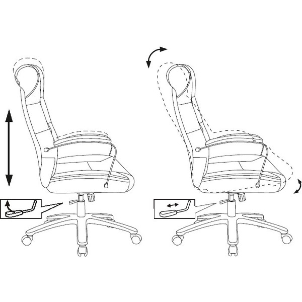 Кресло Бюрократ T-9928SL Fabric (серый)