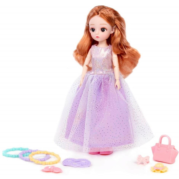 Кукла Полесье Даша в бальном платье + аксессуары (8 элементов) (в коробке №2) 2932