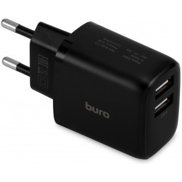 Сетевое зарядное Buro BUWH1 (черный)
