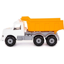 Грузовик Полесье Буран автомобиль дорожный (бело-оранжевый) 43689