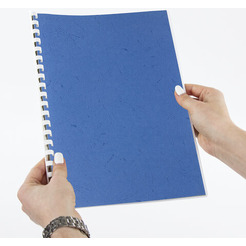 Картонная обложка для переплета BRAUBERG A4 230 г/м2 100 шт 530836 (синий)