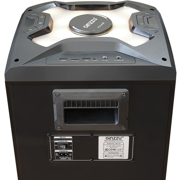 Колонка для вечеринок Ginzzu GM-203
