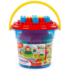 Конструктор Полесье "Строитель" "Макси" 24392 (68 элементов)