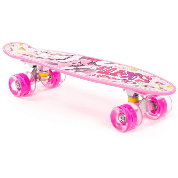 Доска роликовая Полесье 89618 56 см (малиновый)