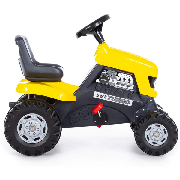 Каталка-трактор с педалями Turbo с полуприцепом Полесье 89328