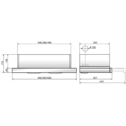 Вытяжка Elikor Интегра Glass 60Н-400-В2Д 940981 (нержавеющая сталь/белое стекло)
