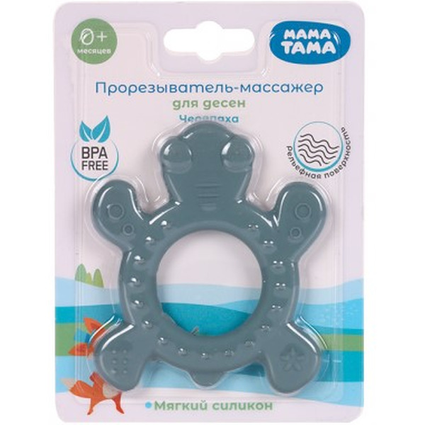 Прорезыватель Мама Тама Черепаха MT/112 (зеленый)