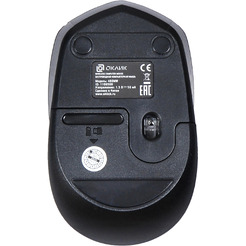 Мышь Oklick 488MW (черный/синий)
