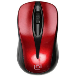 Мышь Oklick 675MW (черный/красный)