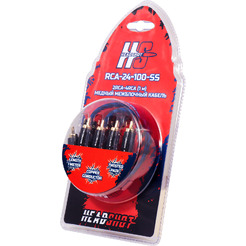 Межблочный кабель Headshot KICX Headshot RCA-24-100-SS