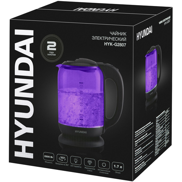 Электрочайник Hyundai HYK-G5809