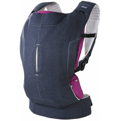 Нагрудный рюкзак-кенгуру Chicco Myamaki Complete (Denim Cyclamen)