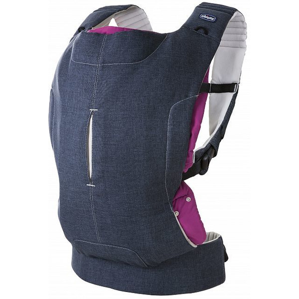 Нагрудный рюкзак-кенгуру Chicco Myamaki Complete (Denim Cyclamen)