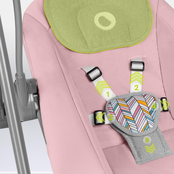 Качели Lionelo Otto Baby (розовый)