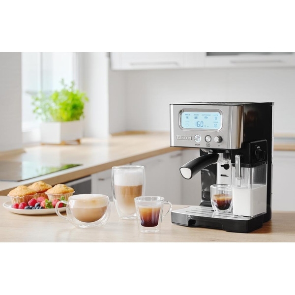 Кофеварка Sencor SES 4090 SS