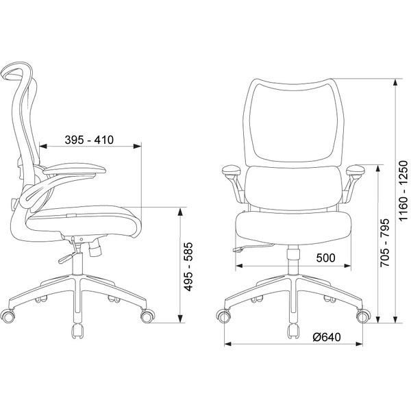 Кресло Бюрократ Sigma 1 (серый)