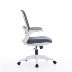 Кресло компьютерное SitZone CH-537B-BS сетка/ткань, серый, крестов. пластик