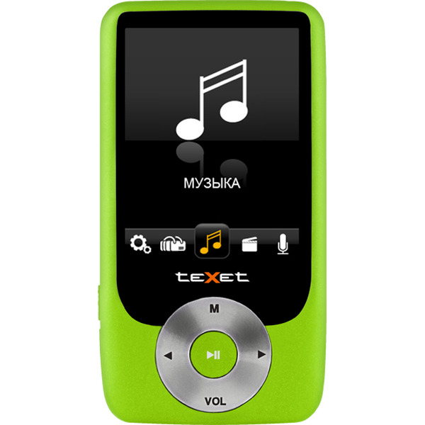 Mp3-плеер TEXET T-79 8 ГБ зеленый