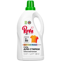 Гель для стирки Reva Care для цветного белья  Концентрат, 2 л