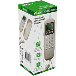 Проводной телефон Ritmix RT-010 белый