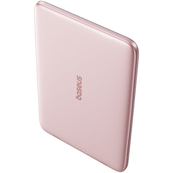 Внешний аккумулятор Baseus PicoGo AM41 Ultra-Slim Magnetic Power Bank 5000mAh (розовый)