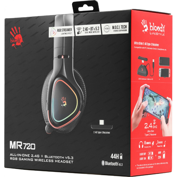 Наушники A4Tech Bloody MR720 (черный)