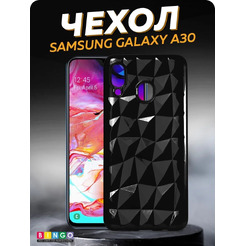 Бампер BINGO Diamond TPU для SAMSUNG Galaxy A30 Черный