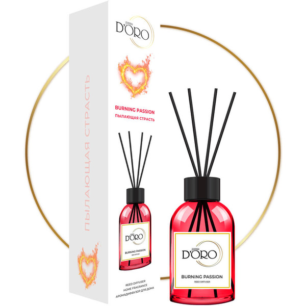 Аромадиффузор Gamma D'ORO Пылающая страсть 55 мл