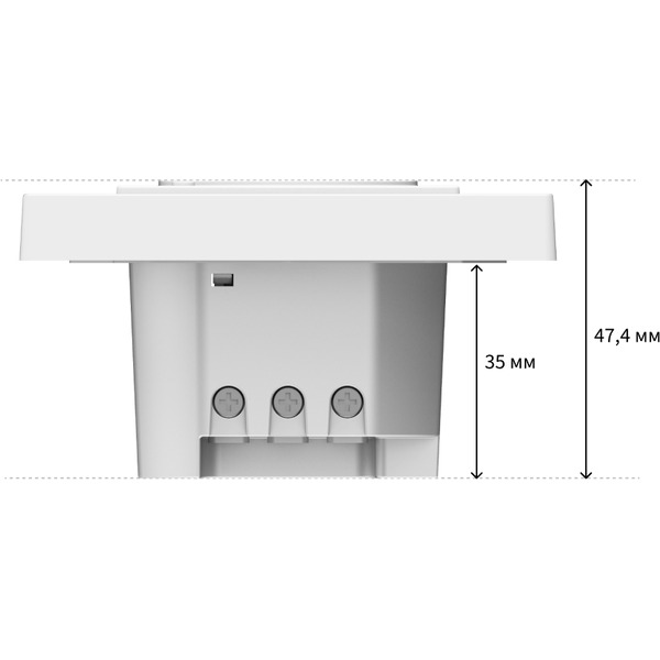 Умная розетка Aqara Wall Outlet H2 WP-P01D