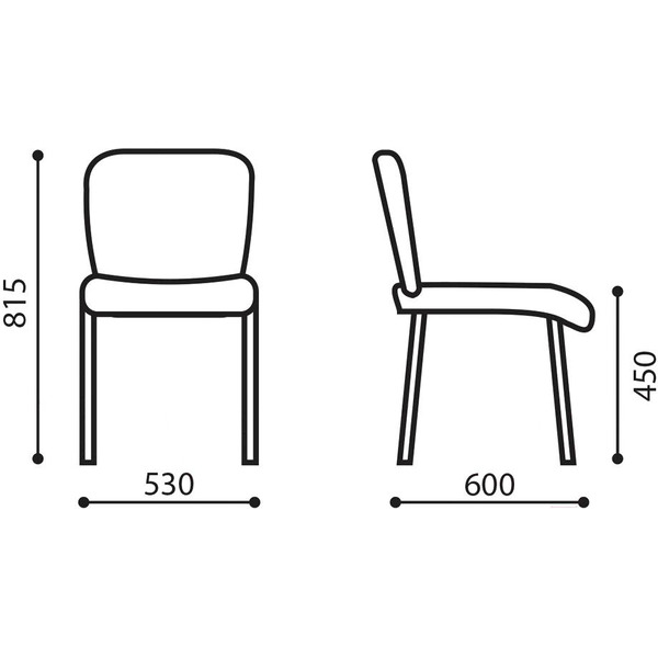 Стул Staff Iso Lite CF-008 (черный C-11)