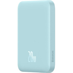 Внешний аккумулятор Baseus Magnetic Wireless PPCX020003 6000mAh (голубой)