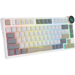 Клавиатура механическая Royal Kludge N80 Brown switch RK Pearly Dawn