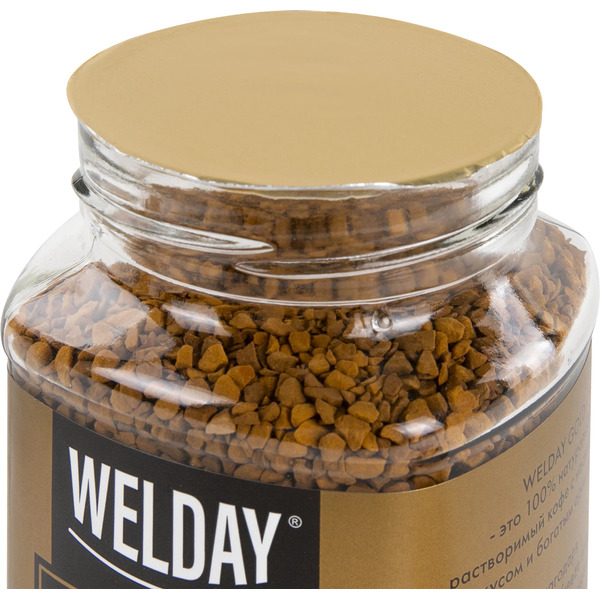 Кофе растворимый WELDAY GOLD MARK 190 г 622674