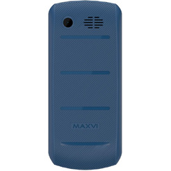 Мобильный телефон Maxvi P33 + ЗУ WC-112 (синий)