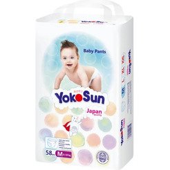 Подгузники-трусики детские YokoSun M 6-10кг (58 шт)