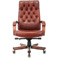 Кресло Бюрократ T-9928WALNUT/CHOK (светло-коричневый)