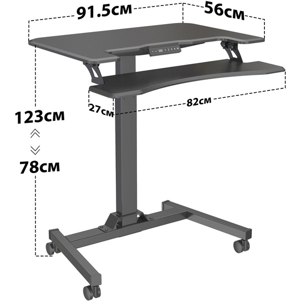 Стол для ноутбука CACTUS CS-FDE103BBK