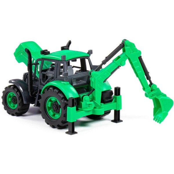 Экскаватор Полесье 94612 Прогресс (зелёный)