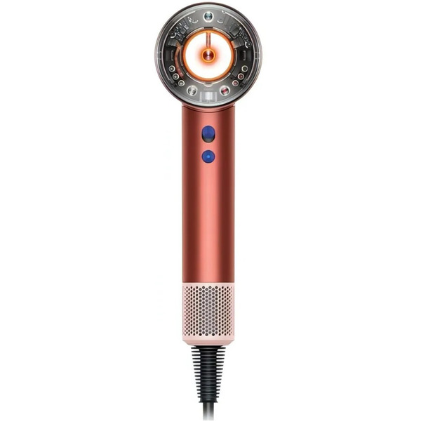 Фен Dyson HD16 Supersonic Nural (клубнично-бронзовый/розовый румянец) + переходник Red Line BS-01