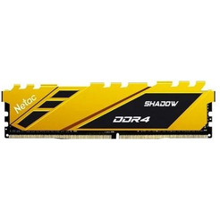 Оперативная память Netac Shadow DDR4-2666 16GB C19 Yellow NTSDD4P26SP-16Y