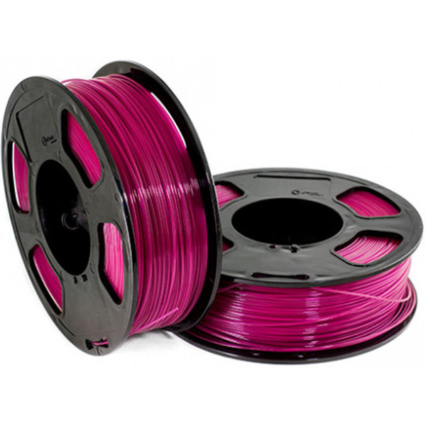 Пластиковая нить U3Print GF PETG 1,75 мм 1000 г (малиновый, светопропускающий)