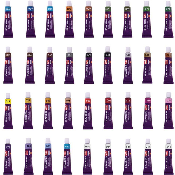 Краски акриловые художественные BRAUBERG ART DEBUT 192294