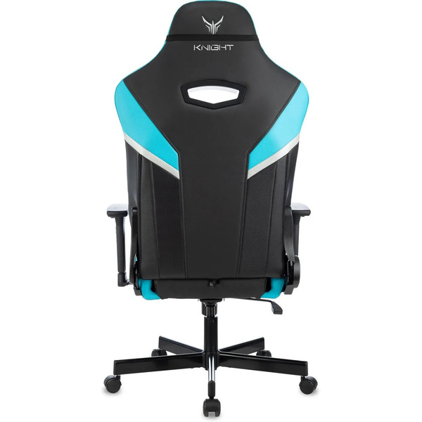 Кресло игровое Knight Thunder 5X (черный/голубой)