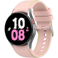 Ремешок Bingo Stitch для SAMSUNG Galaxy Watch3 41mm/4/4 Classic/5/5 Pro (розовый с зеленым)
