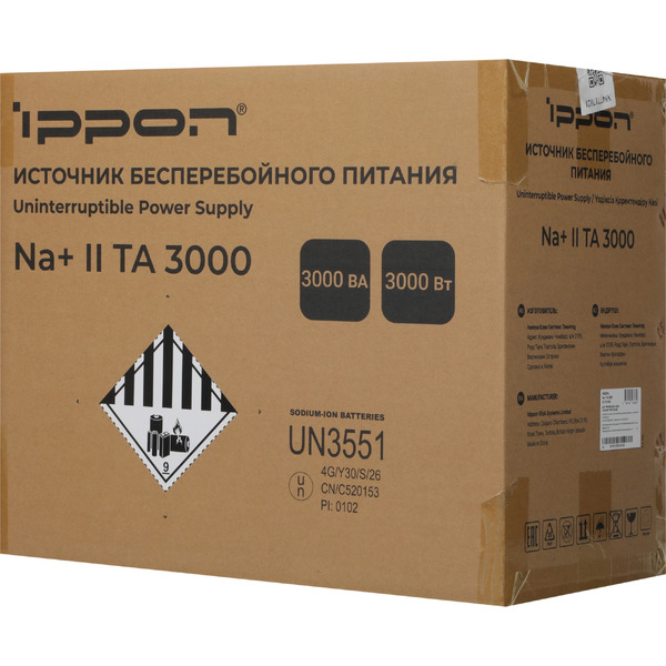 Источник бесперебойного питания IPPON Na+ II TA 3000 (белый)