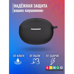 Чехол Bingo Silicone для Realme Buds Air 3 Neo (черный)
